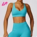 Cover up in style with our criss cross back bra. Designed for comfort and support, it's a must-have for any workout wardrobe. Shop now and stay ahead of the trend.